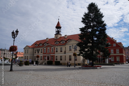 Obraz na płótnie Rynek w Kępnie w salonie