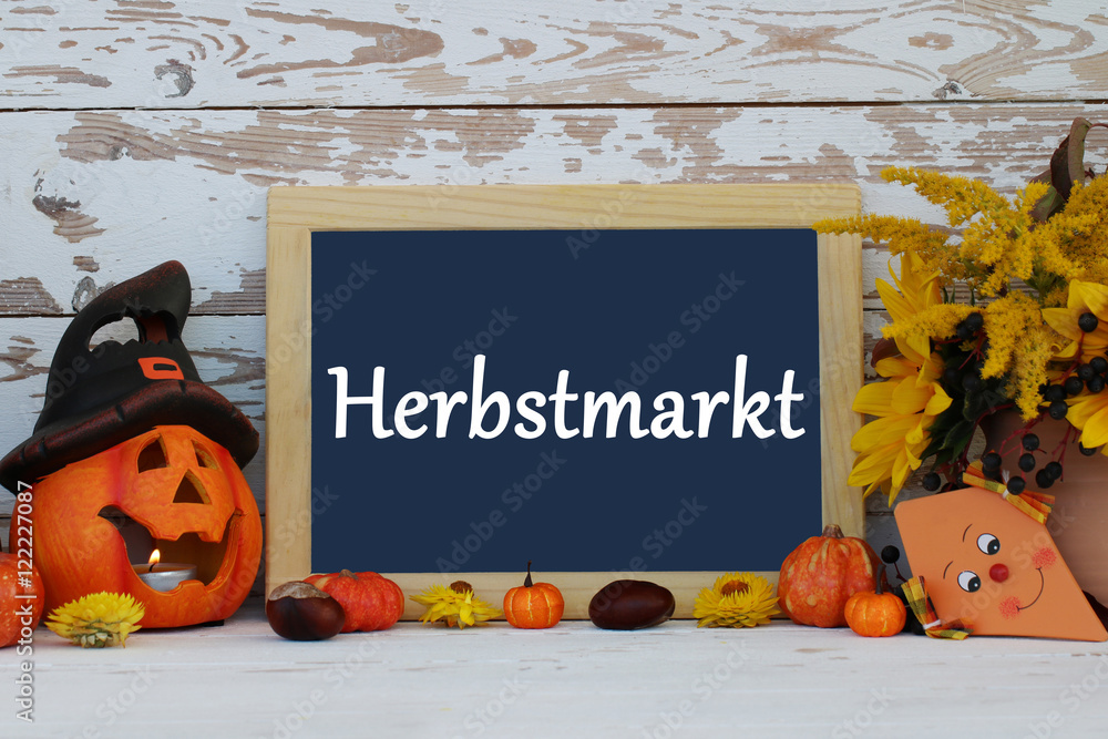 Naklejka premium Herbstmarkt