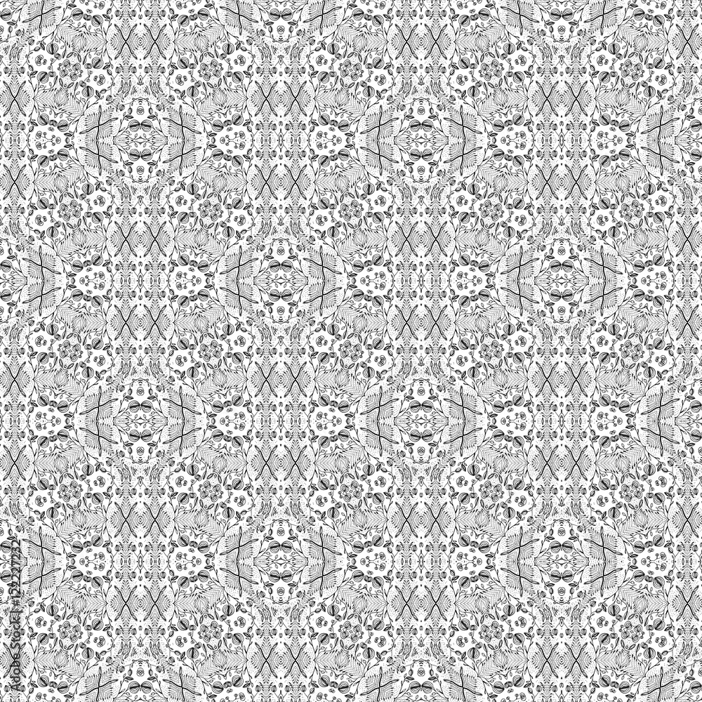 Unique, abstract pattern. Made with unique drawings and sketches Unique, abstract pattern. Made with unique drawings and sketches