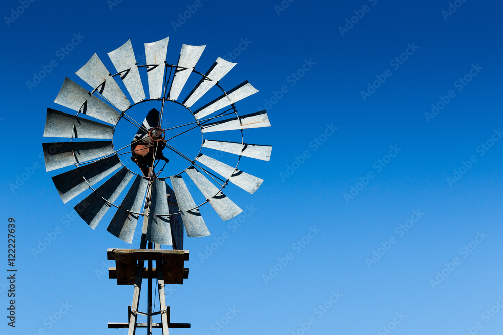 Windmill at The Mountain Zebra National Park Windmill at The Mountain Zebra National Park
