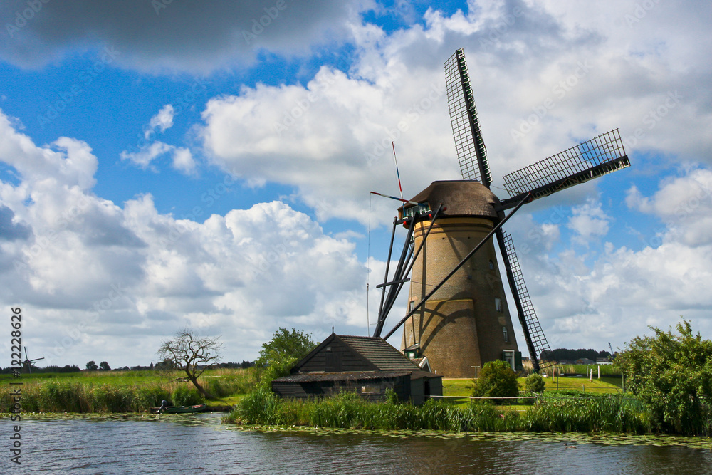 traditional old wind mill