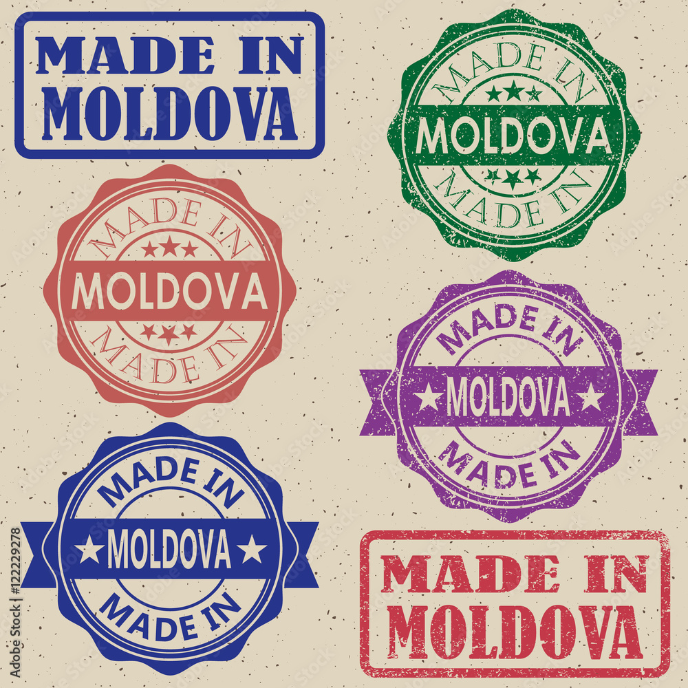Obraz premium made in Moldova round vintage stamp vector set. Moldova stamp.Moldova seal.Moldova tag.Moldova.Moldova sign.Moldova.Moldova label.stamp.made.in.made in.