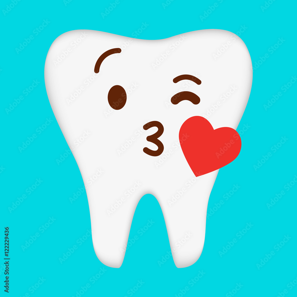 simple cartoon tooth white silhouette on a blue background, teeth simple cartoon tooth white silhouette on a blue background, teeth