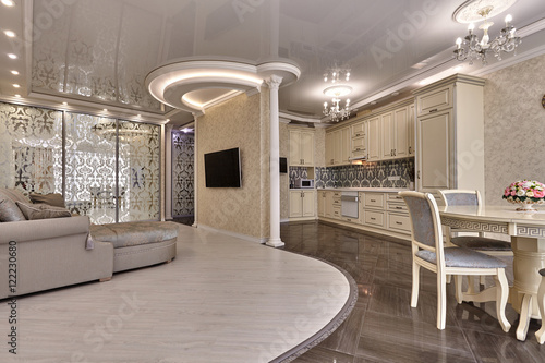 kitchen living room