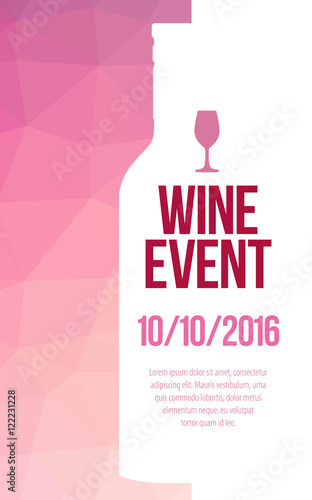 Design for wine event.