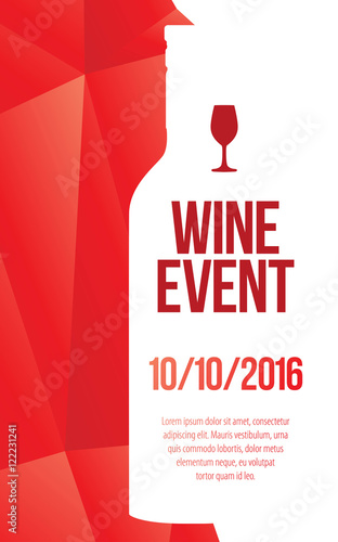 Design for wine event.