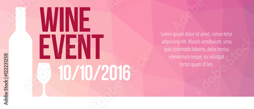 Design for wine event.