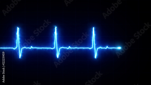 Foto Blue Heart Line