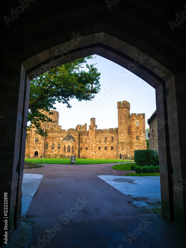 Entrance Arch to Peckforton Castle photo