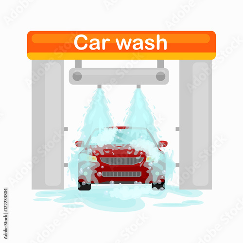 car wash services, auto cleaning with water and soap