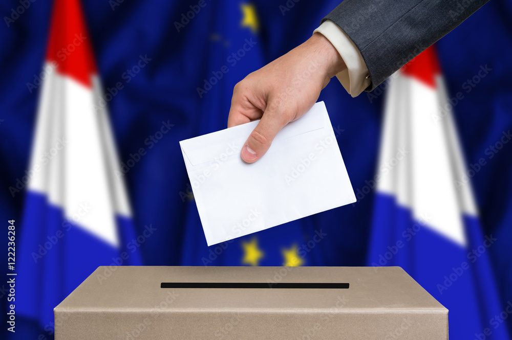 Election in Netherlands - voting at the ballot box Election in Netherlands - voting at the ballot box
