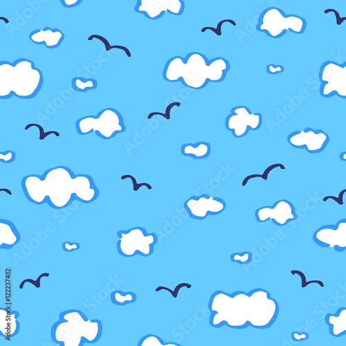 Heaven seamless pattern