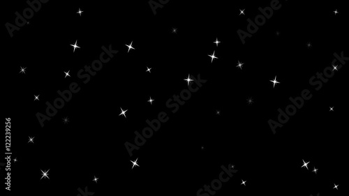 Wallpaper Mural Flickering stars in the night sky Torontodigital.ca