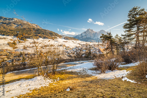 winter Alpine landscape
