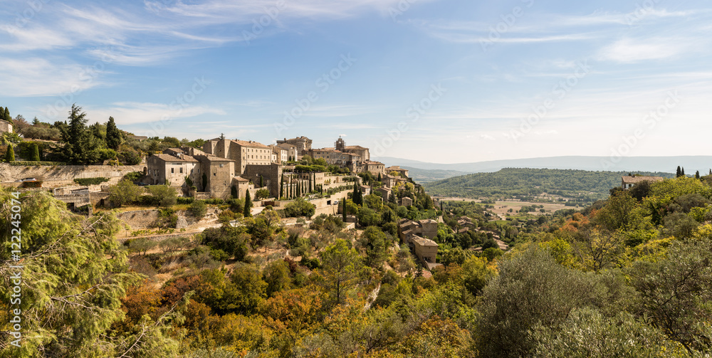 Panorama von Gordes im Luberon in der Provence