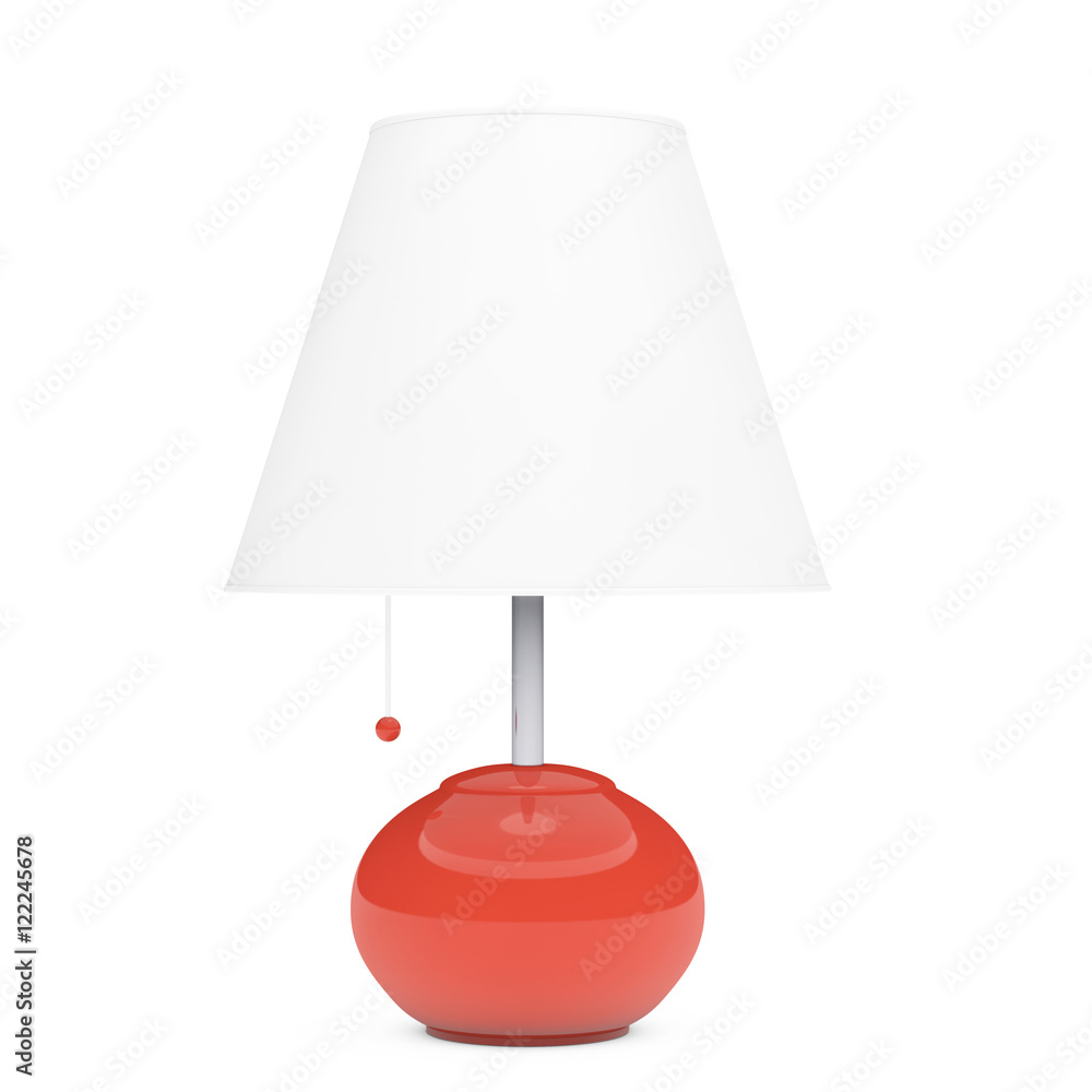 Retro Night Table Lamp. 3d Rendering Retro Night Table Lamp. 3d Rendering