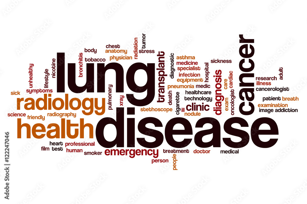Lung disease word cloud Lung disease word cloud