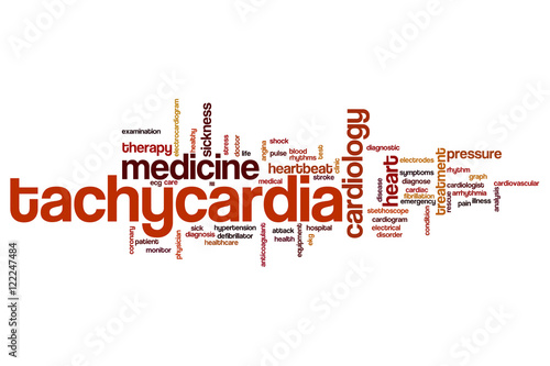 Tachycardia word cloud