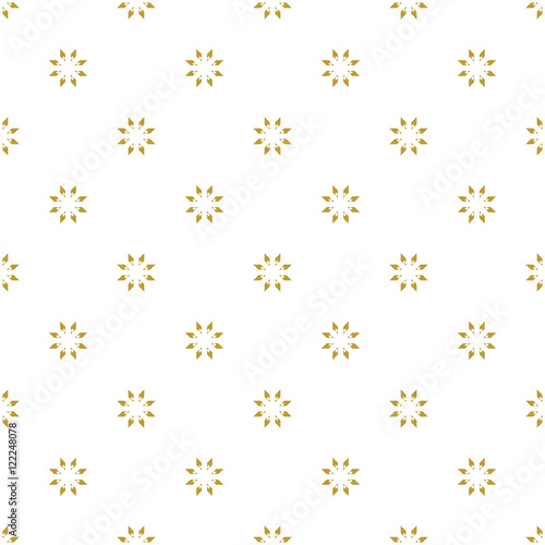 Golden vintage decor seamless pattern