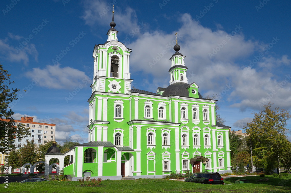 Trinity Church (Church of the Theotokos of Tikhvin) in Dmitrov, Moscow region, Russia Trinity Church (Church of the Theotokos of Tikhvin) in Dmitrov, Moscow region, Russia