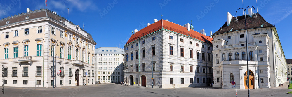 Naklejka premium Hofburg Wiedeń, Kancelaria