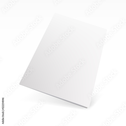Blank Cover Of Magazine, Book, Booklet Or Brochure Template