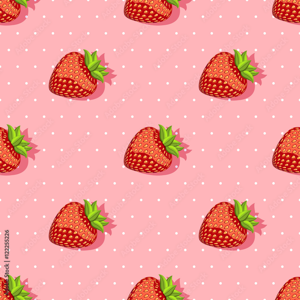 seamless pattern with strawberries seamless pattern with strawberries