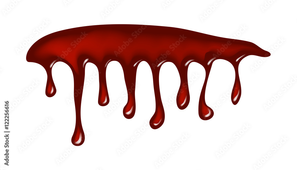 blood, ink drip, dripping paint vector symbol icon design.