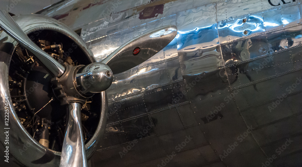 Boeing 307 Stratoliner C-75. Clipper Flying Cloud from Udvar-Hazy Museum in Washington DC