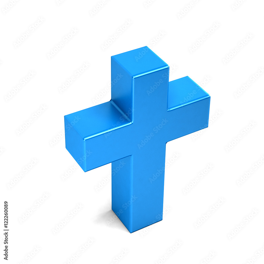 Obraz premium Chriistian Cross. 3D Rendering Illustration