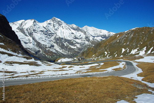 Wiesbachhorn from the road of the Grossglockner