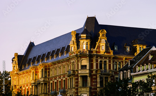 Old building view in historical center of Strasbourg photo