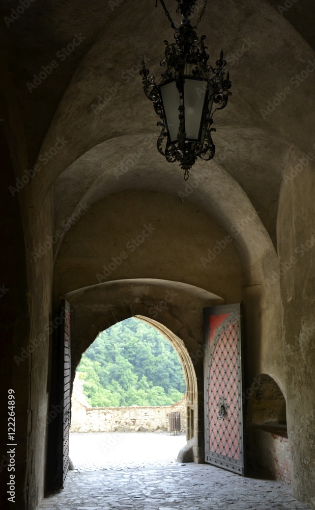 Architecture from Krivoklat castle with details