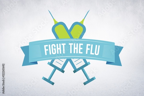 Composite image of fight the flu  