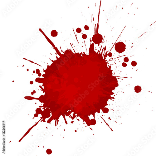 vector red color splatter design background. illustration vector