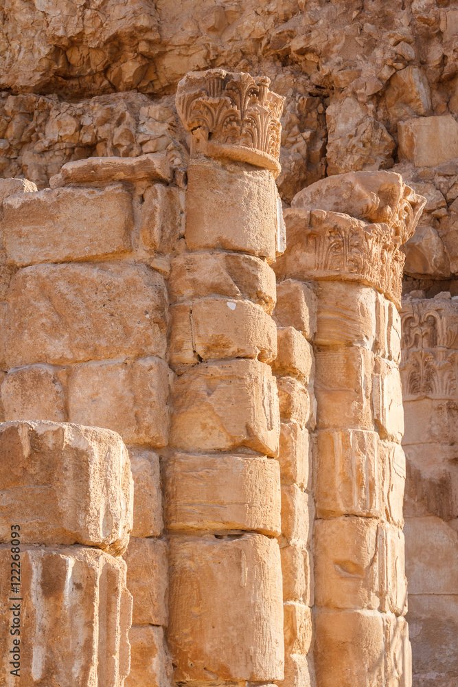 Ruins of the ancient Masada castle, Israel Ruins of the ancient Masada castle, Israel