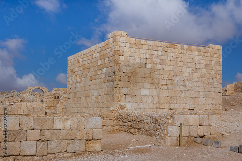 Ruins of the ancient Avdat settlement  Negev  Israel