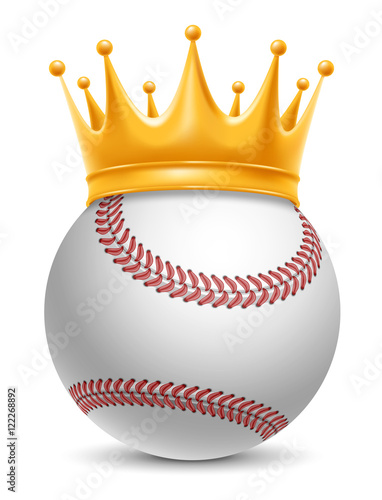 Baseball Ball in Crown