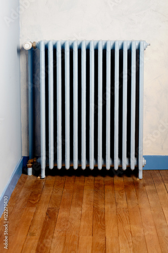 Wallpaper Mural Hot water steam radiator heater in home Torontodigital.ca
