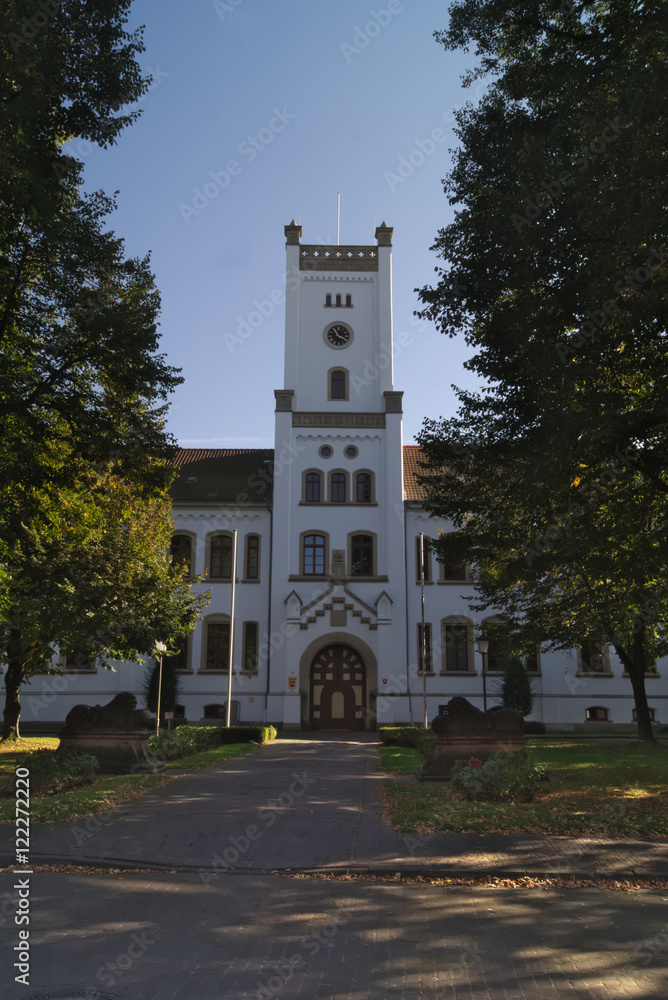 Schloss in Aurich / Ostfriesland / Deutschland