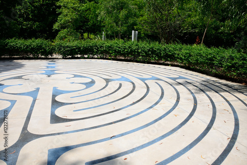 Zen Garden Labyrinth 