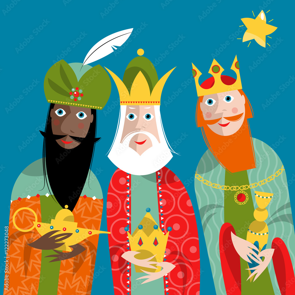 Fototapeta premium Three Kings. Three wise men.