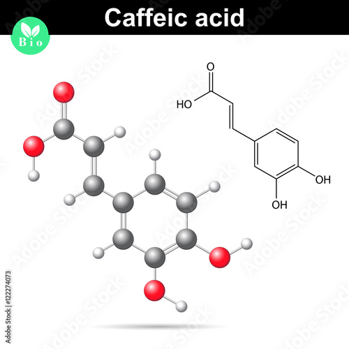Caffeic acid chemical structure