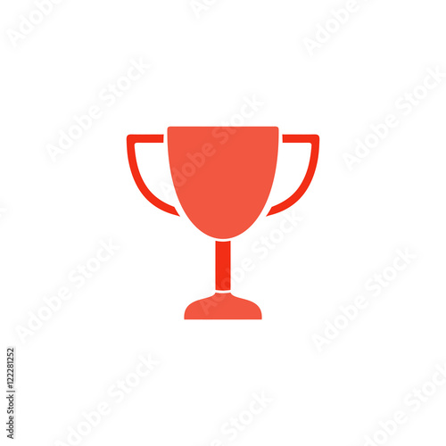 Winner cup Icon Vector