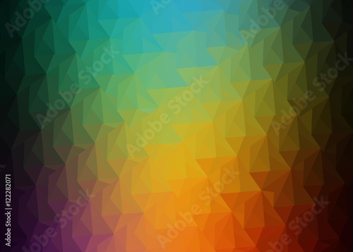 background with colored triangles