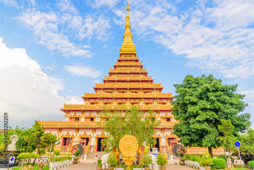 Billede på lærred Wat Nong Wang temple in Khon Kaen,Thailand.