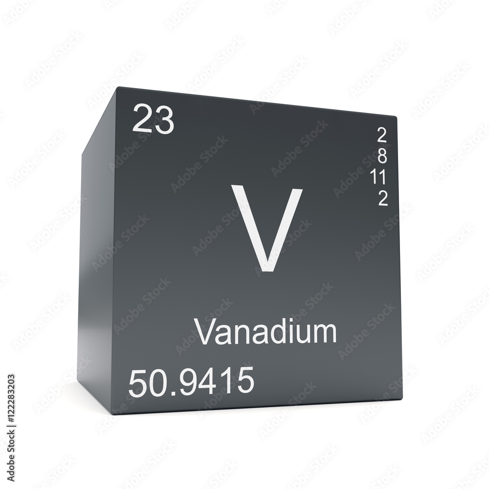 Iron chemical element symbol from the periodic table displayed on black cube Iron chemical element symbol from the periodic table displayed on black cube