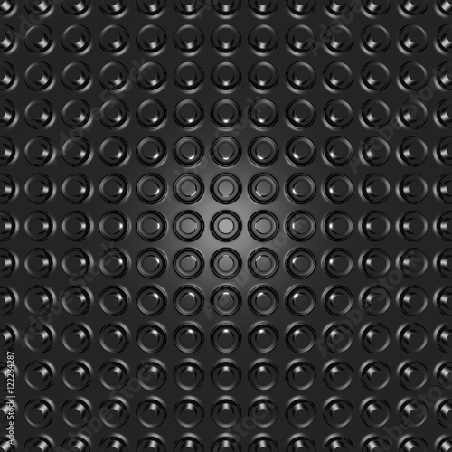 Dark Silver Round Pattern Wall Background