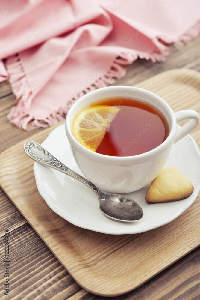Cup of tea with lemon Cup of tea with lemon