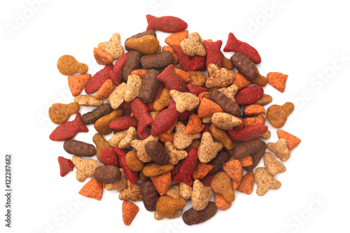 Konstfotografi Cat food isolated on a white background